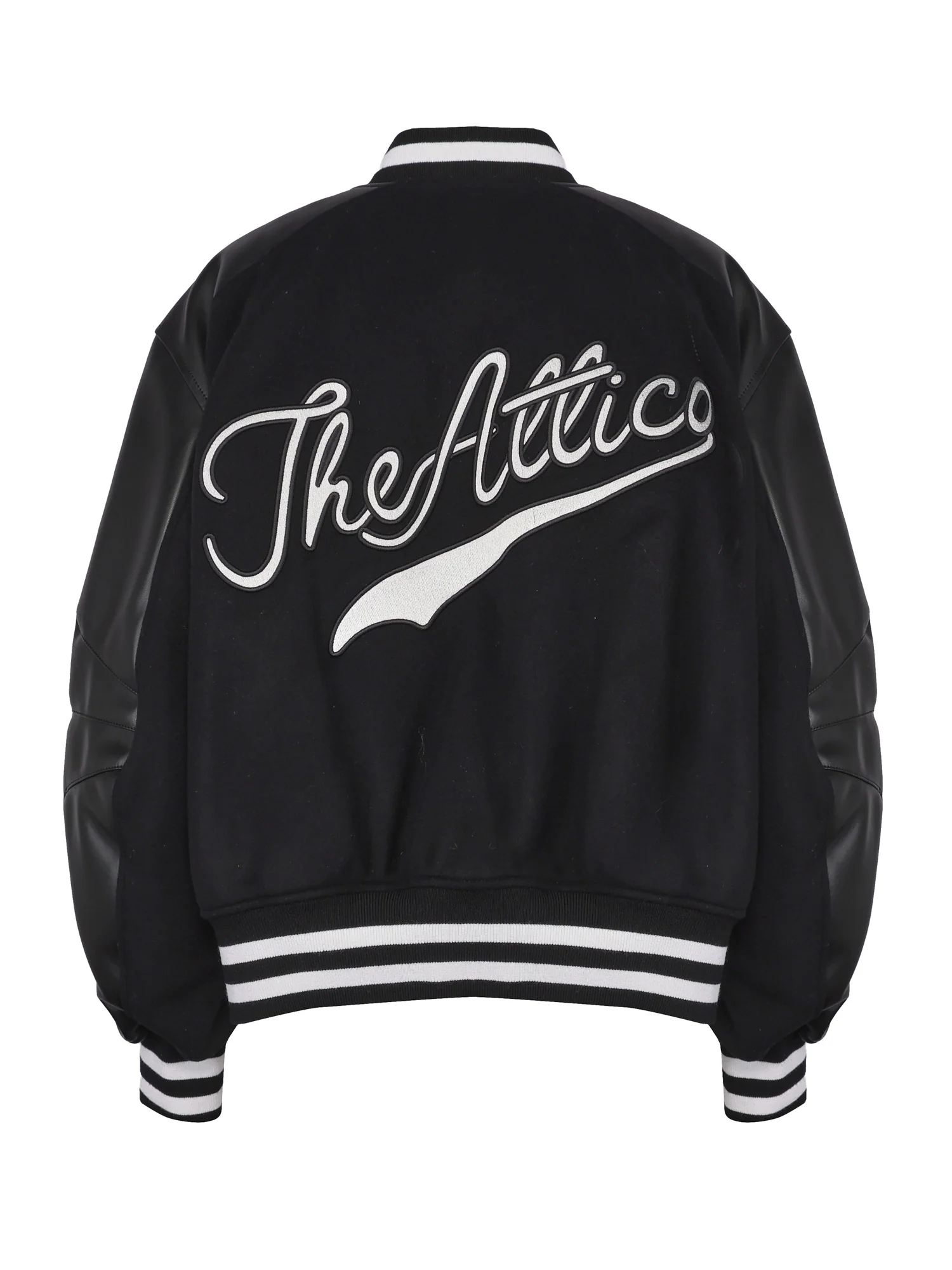 Bomber in panno di lana twill con logo - Image 3